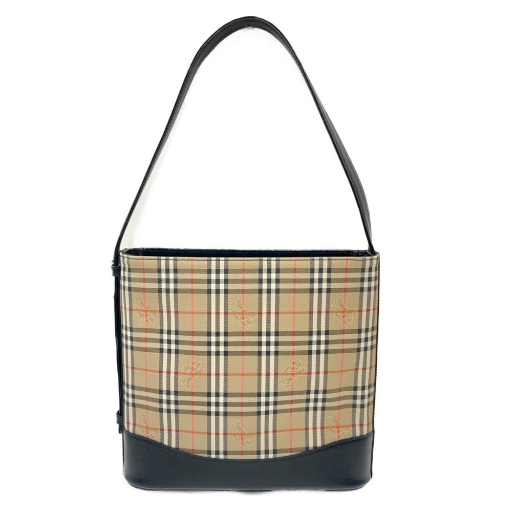 Burberry Nova Check Hobo Shoulder bag beige
